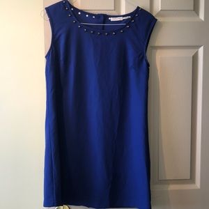 Royal blue sheath dress